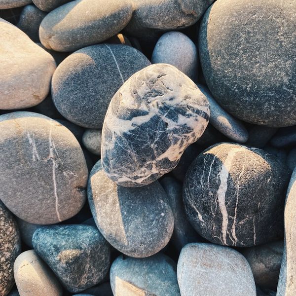 Serene natural landscape with balanced stones representing harmony.